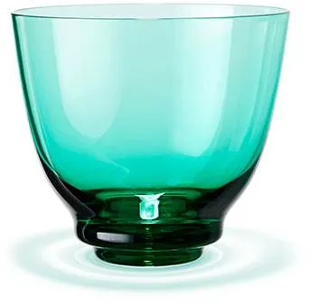 Holmegaard Flow vesilasi 35 cl - Smaragdinvihreä