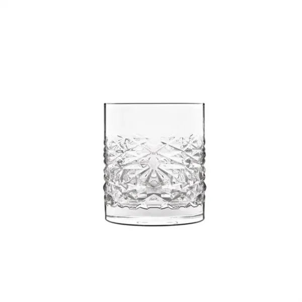 Luigi Bormioli Mixology Textures vesi-/viskilasi 38 cl - 4 kpl.